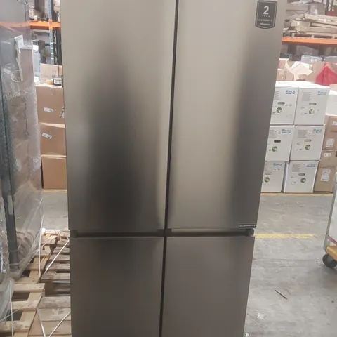 HISENSE PUREFLAT RQ5P470SAID WIFI CONNECTED TOTAL NO FROST MULTI-DOOR AMERICAN FRIDGE FREEZER - STAINLESS STEEL - D RATED