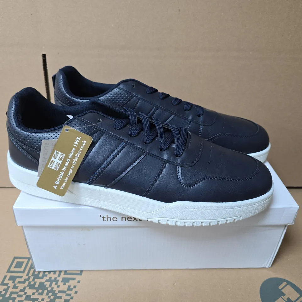 BOXED PAIR OF DR KELLER MIKE SHOES IN NAVY - UK 12