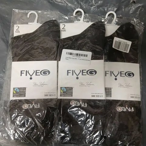 APPROXIMATELY 120 ASSORTED FIVEG SOCKS IN BROWN (6-11)