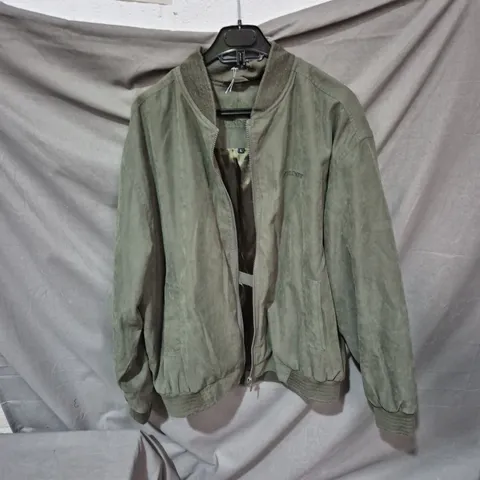 NORDSEN OLIVE GREEN BOMBER JACKET β UK L (L)