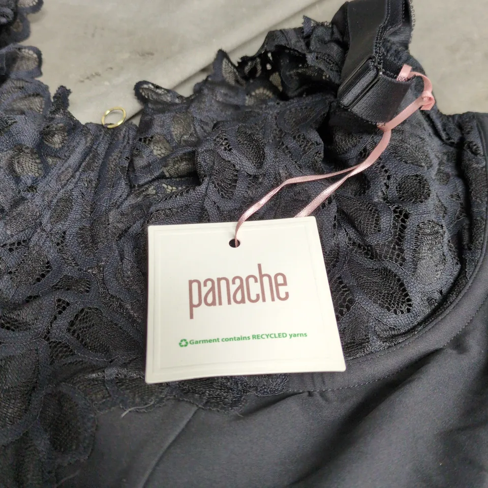 PANACHE ALLURE BODY BLACK LACE BODYSUIT, UK 34H