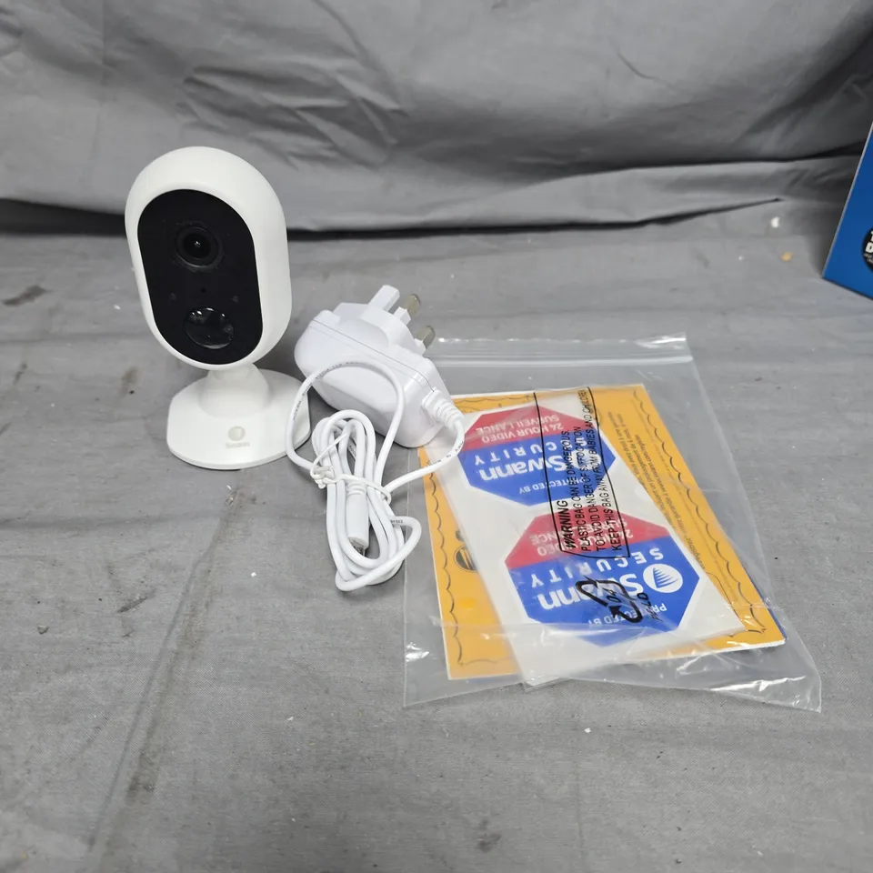 SWANN INDOOR SECURITY CAMERA WI-FI SERIES – WHITE, BOXED WITH POWER ADAPTER