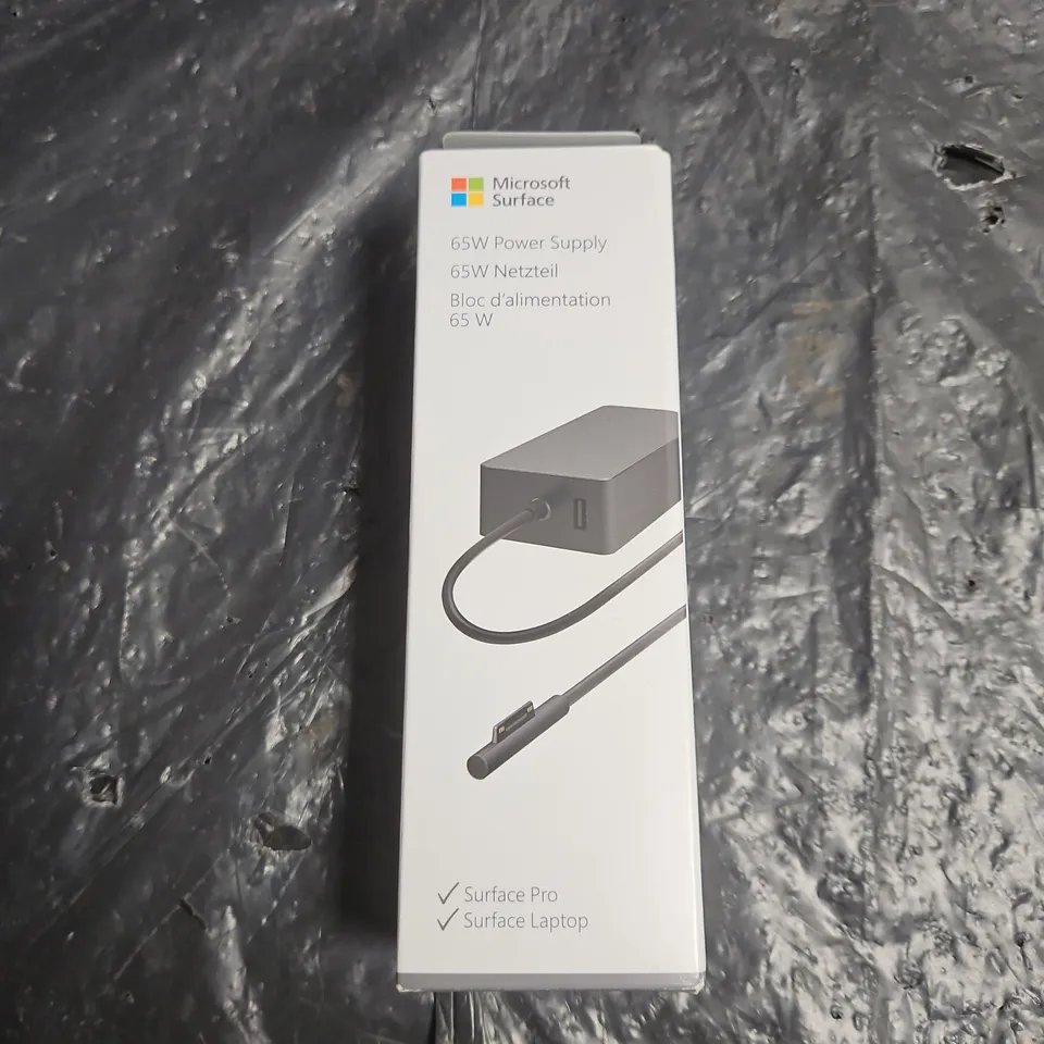 SEALED MICROSOFT SURFACE 65W POWER SUPPLY MODEL 1706 – CHARGER FOR SURFACE PRO / SURFACE LAPTOP