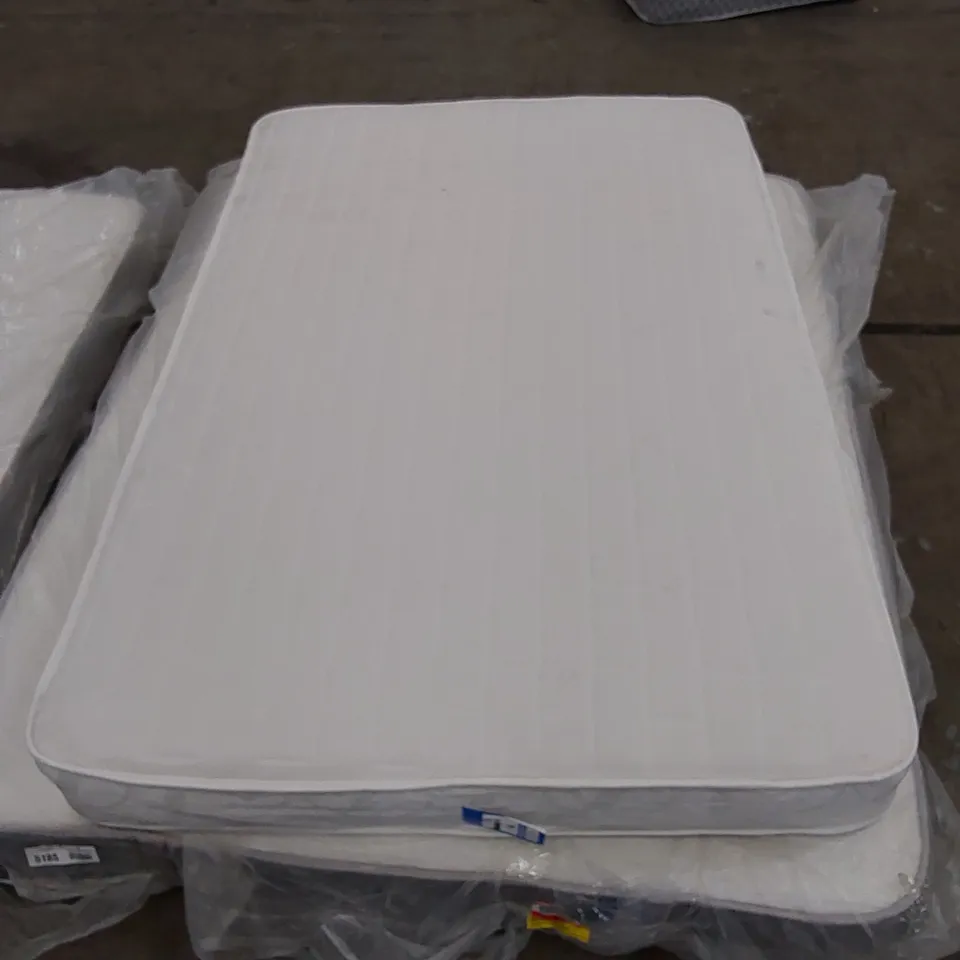 BIBEAU DEEP QUILTED HYBRID OPEN COIL 4FT SMALL DOUBLE MATTRESS