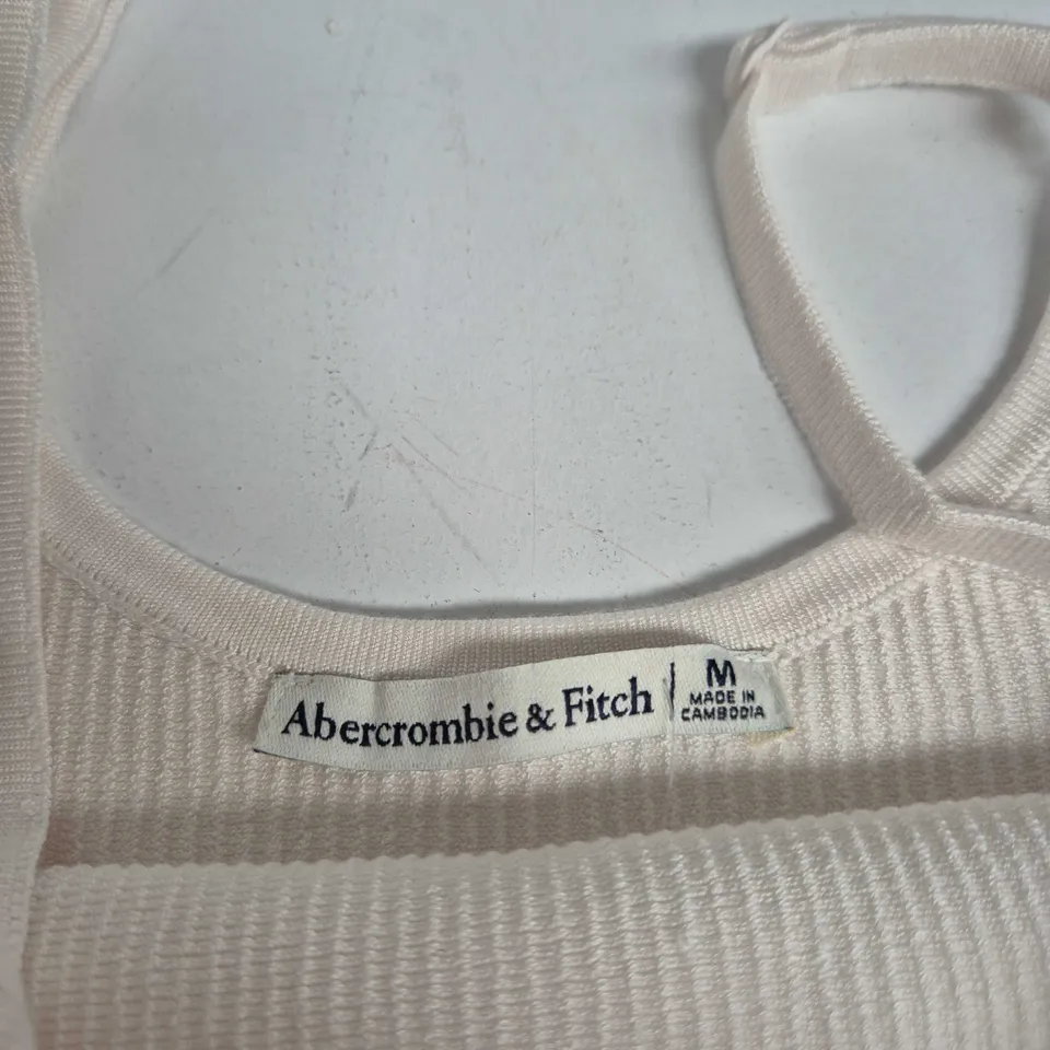 ABERCROMBIE & FITCH WOMEN'S TANK TOP - PALE PINK, SIZE M (US)