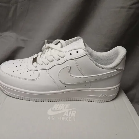 NIKE AIR FORCE 1 '07 WHITE/WHITE SNEAKERS – UK 7.5 (US 8.5)