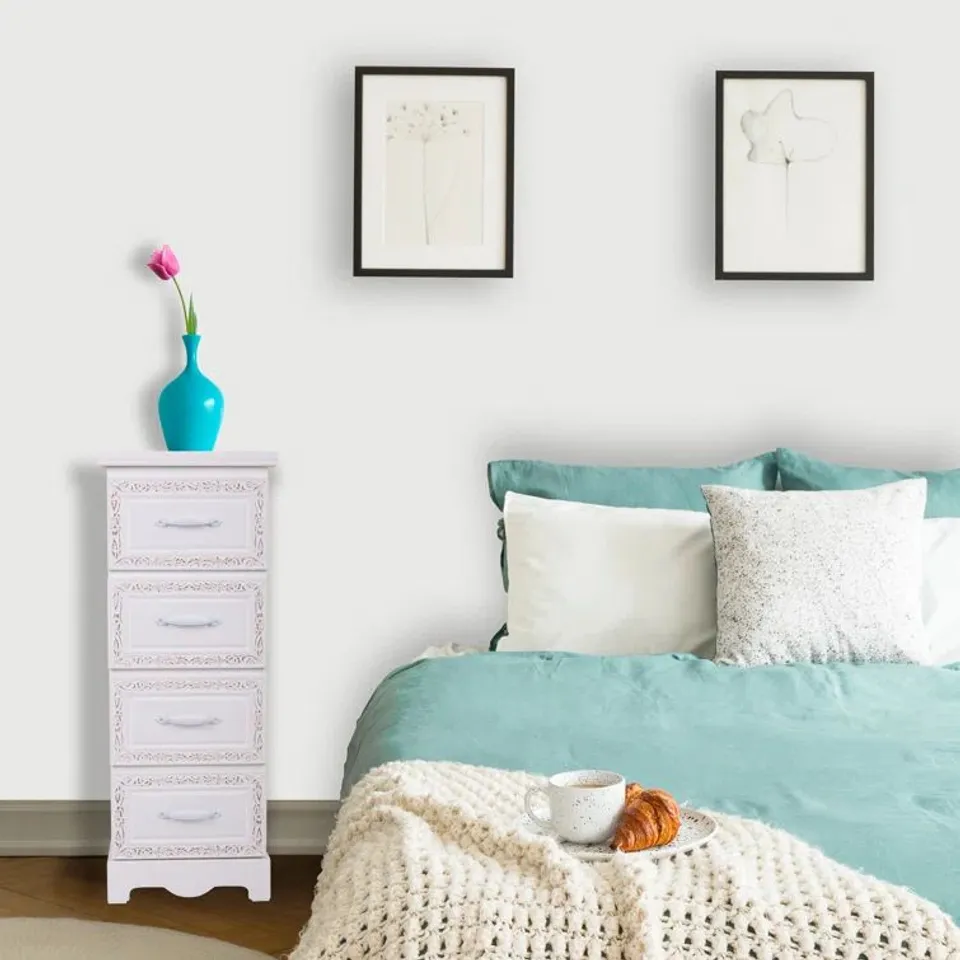 BOXED SCOPE MANUFACTURED WOOD BEDSIDE TABLE (1 BOX)