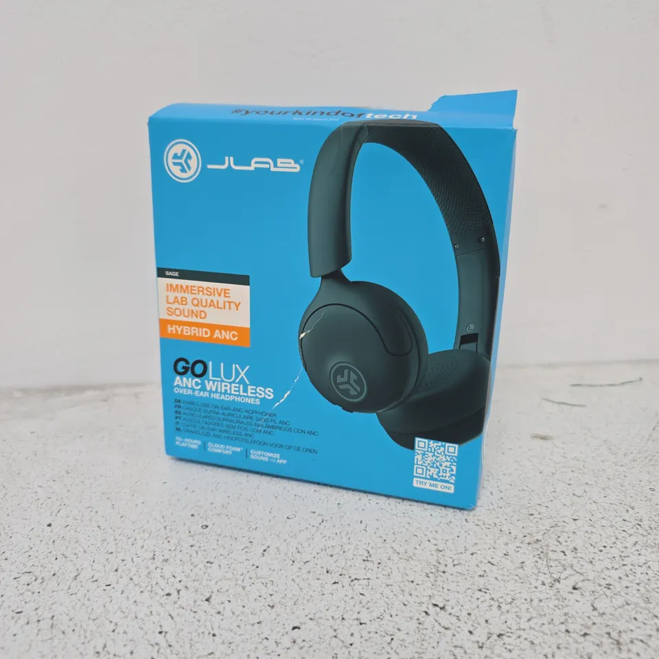 JLAB GOLUX ANC WIRELESS OVER-EAR HEADPHONES (BOXED)