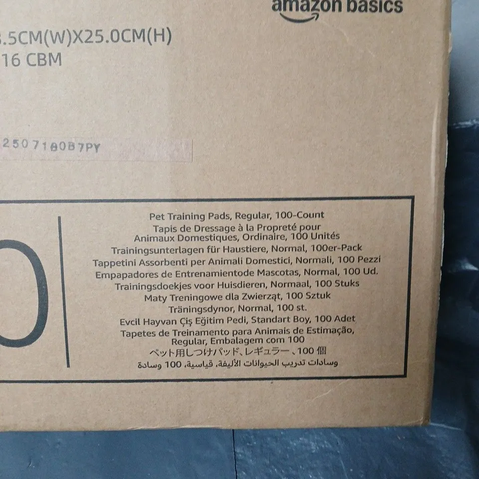 Amazon Basics Pet Training Pads, Regular, 100-count