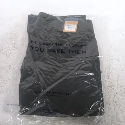 CHARLES TYRWHITT FOREST GREEN CLASSIC FIT TWILL JEANS – 34W/32L