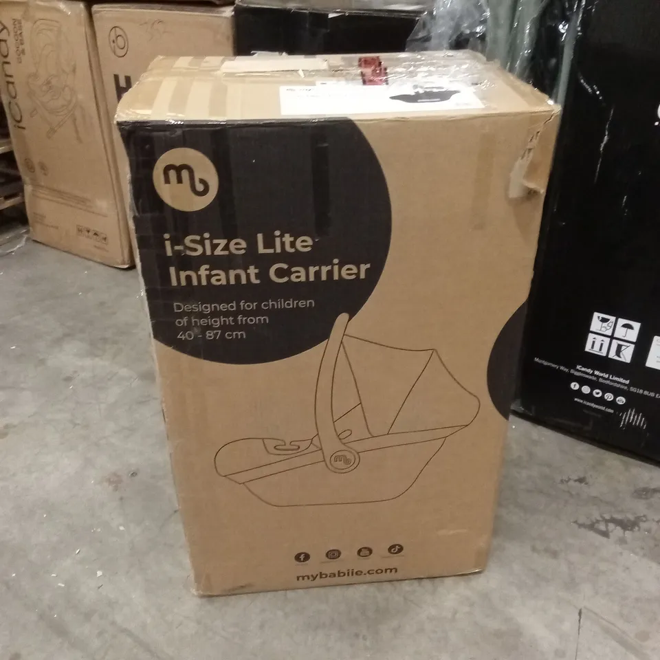 BOXED MYBABIIE I-SIZE INFANT CARRIER - BLACK (1 BOX)