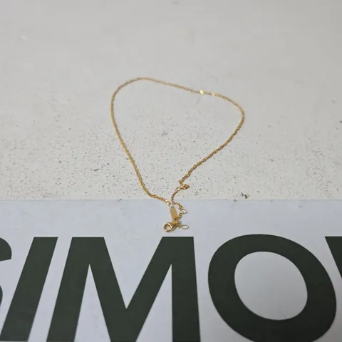 THOMAS SABO GOLD-TONE CHAIN NECKLACE – BOXED