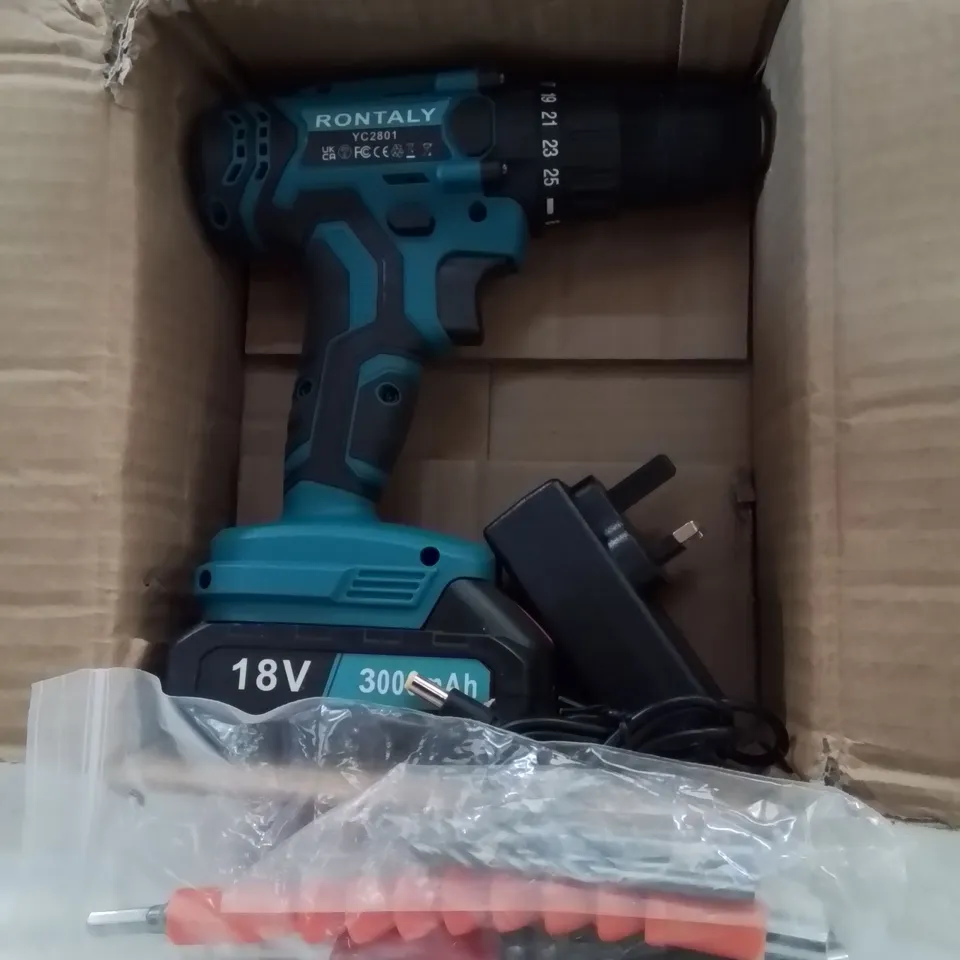 BOXED CORDLESS DRILL 