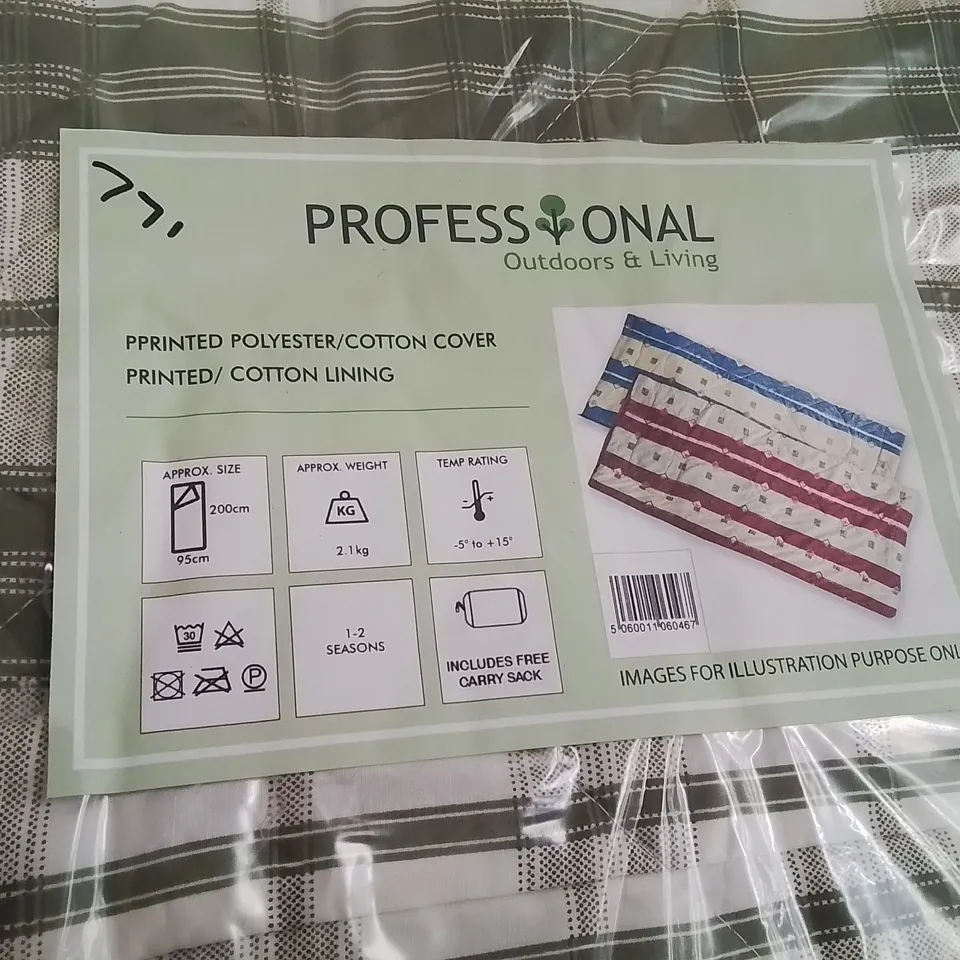 BRAND NEW PROFESSIONAL OUTDOORS & LIVING PRINTED POLYESTER/COTTON COVER WITH CARRY SACK