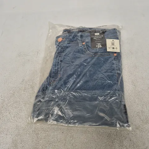 F&F Contour Skinny High Rise Super Stretch Jeans – Denim (Women's) - 16R