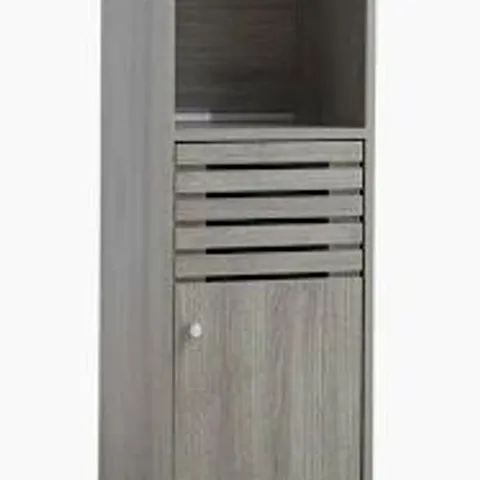 BOXED LIVINGANDHOME 2 DRAW BATHROOM CLOSET - GREY (1 BOX)