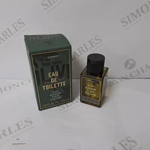 BOXED PURE GREEK OLIVE EAU DE TOILETTE 50ml