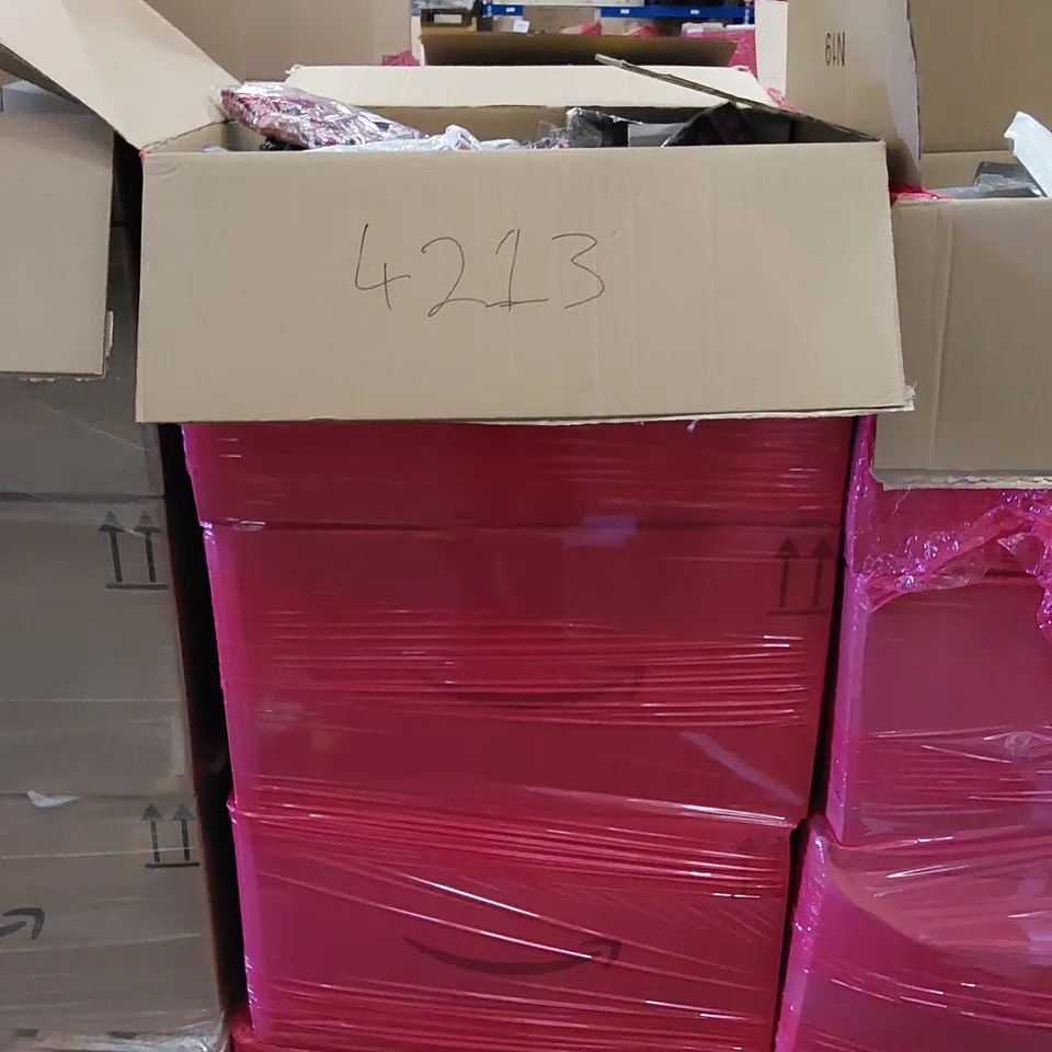 PALLET OF ASSORTED HOUSEHOLD ITEMS AND CONSUMER PRODUCTS. INCLUDES LUNCH BOXES, SCREEN PROTECTORS, DECOR ITEMS ETC  