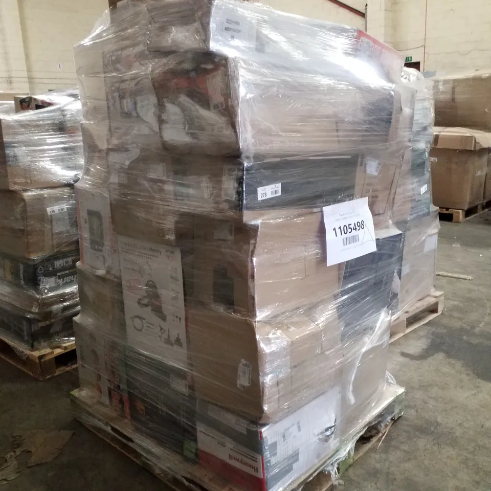 PALLET OF APPROXIMATELY 25 UNPROCESSED RAW RETURN HOUSEHOLD AND ELECTRICAL GOODS TO INCLUDE;