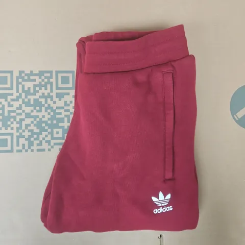 ADIDAS SWEATPANTS IN WINE RED SIZE SMALL