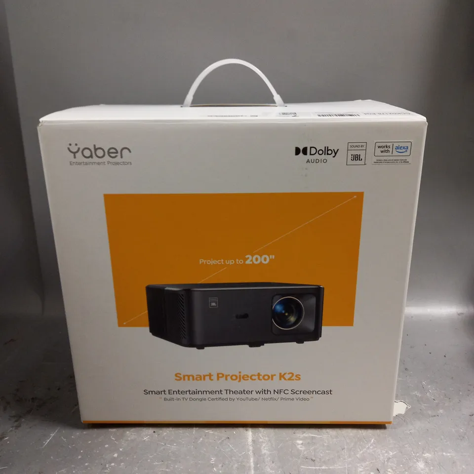 BOXED ABER K2S SMART PROJECTOR 