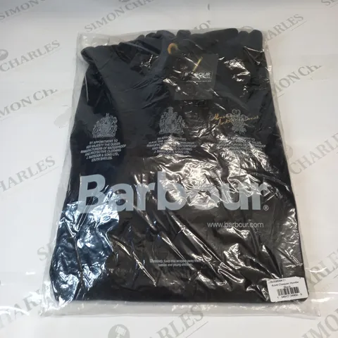 BARBOUR INTERNATIONAL CHEQUER HOODIE IN BLACK SIZE UNSPECIFIED