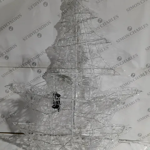 BOXED FESTIVE OUTDOOR AND INDOOR PRE-LIT LED LARGE DECORATION CHRISTMAS TREE 