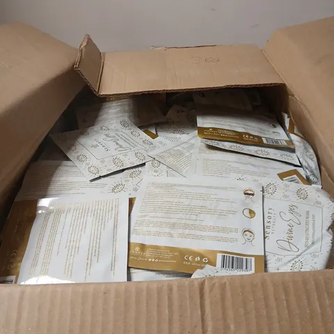 BOX OF APPROXIMATELY 200 X SENSORY RETREATS DIVINE EYES SELF HEATING EYE MASKS