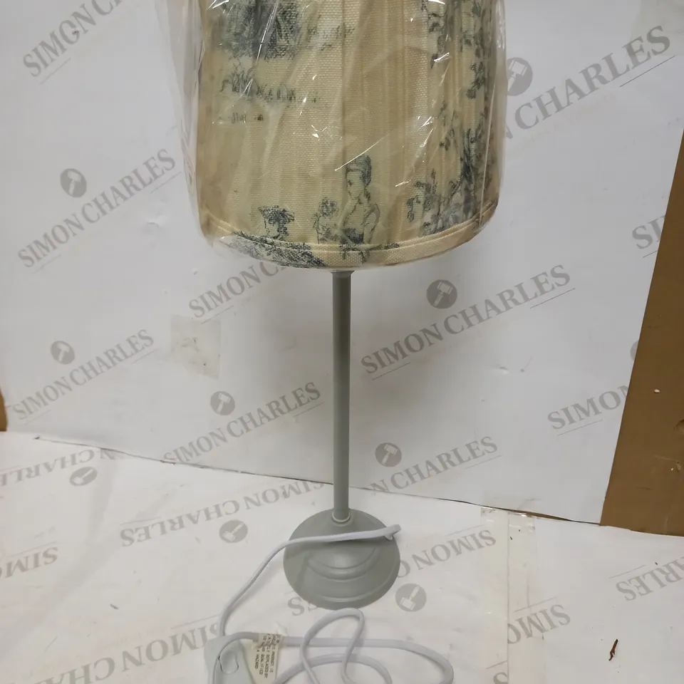 DAR LIGHTING BITSY TABLE LAMP - GREY CW SHADE