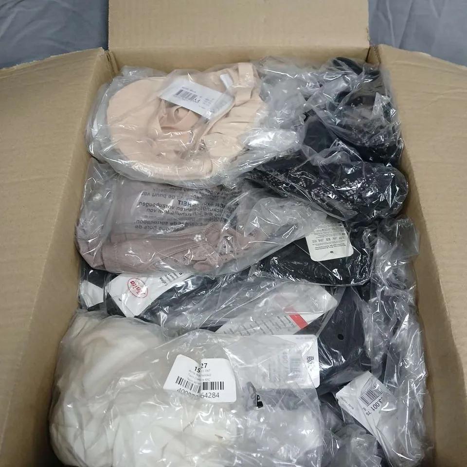 BOX OF APPROXIMATELY 25 ITEMS OF WOMEN'S LINGERIE INCLUDING BRANDS ROZA GIOVANNA ,NESSA AND OEKO TEX.