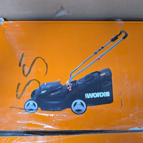 BOXED WORX 20V 33CM CORDLESS BRUSHLESS LAWN MOWER