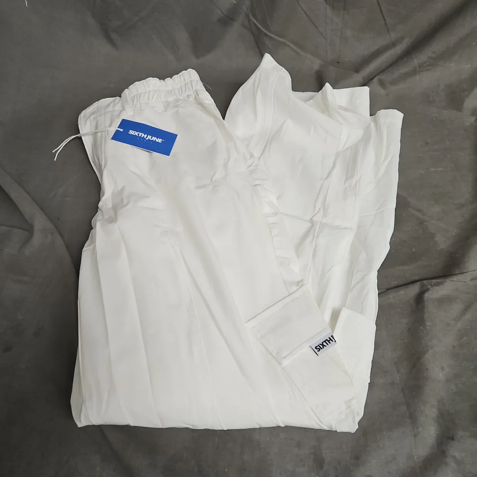 SIXTHJUNE TROUSERS IN OFFWHITE SIZE S