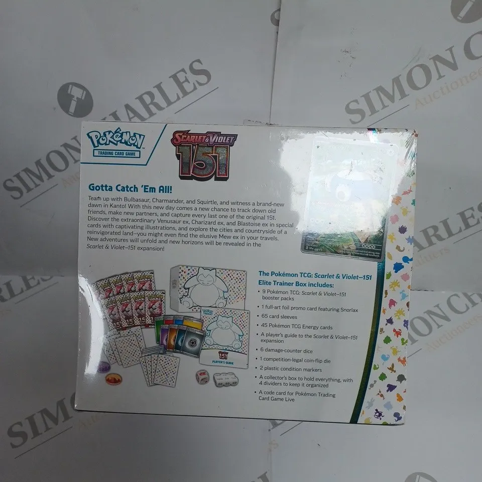 SEALED 151 SCARLET & VIOLET – ELITE TRAINER BOX – POKEMON TCG