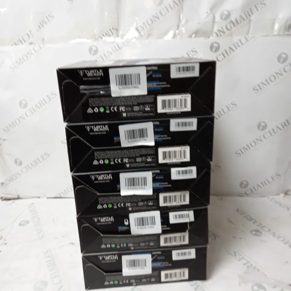BOX OF APPROX 5 TURTLE BEACH RECON 50P HEADSETS IN BLACK 