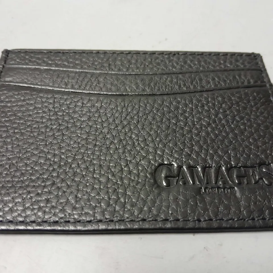 GAMAGES CREDIT CARD HOLDER IN BLACK