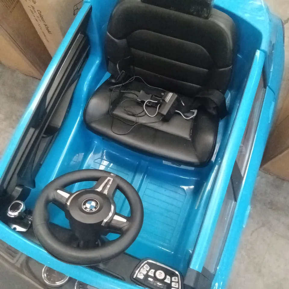 XOOTZ BMW X5 12V ELECTRIC RIDE-ON LITHIUM - BLUE RRP £349.99