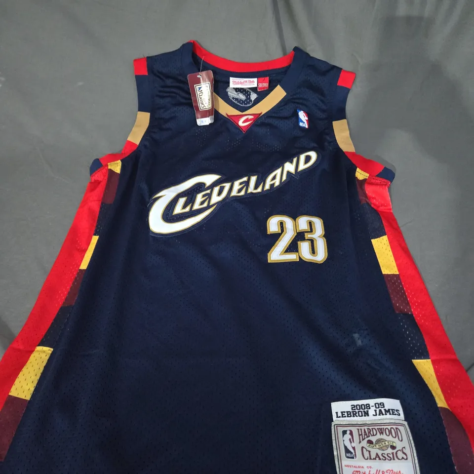 NBA CLEVELAND CAVALIERS JERSEY WITH JAMES 23 SIZE 3XL