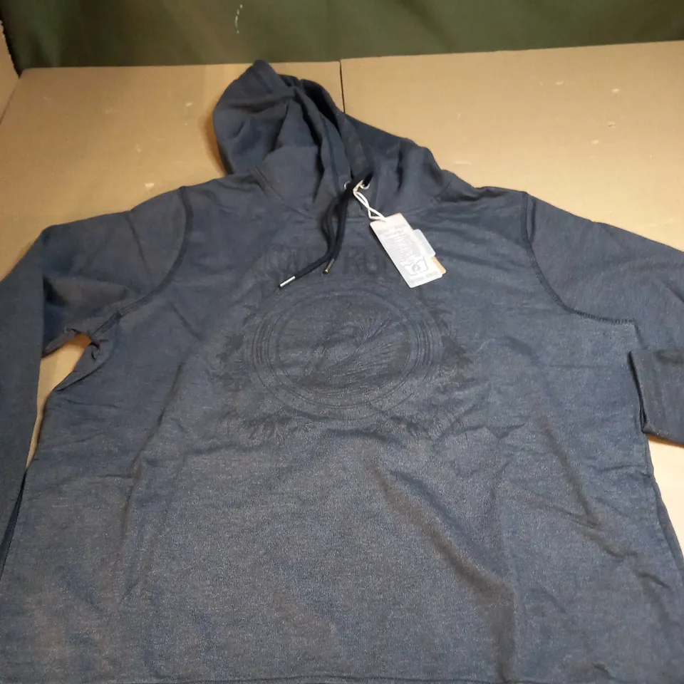 SALTROCK LIVE FOR THE OPEN SPACES GREY HOODIE - UK 12