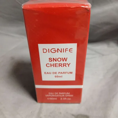 BOXED AND SEALED DIGNIFE SNOW CHERRY EAU DE PARFUM 60ML