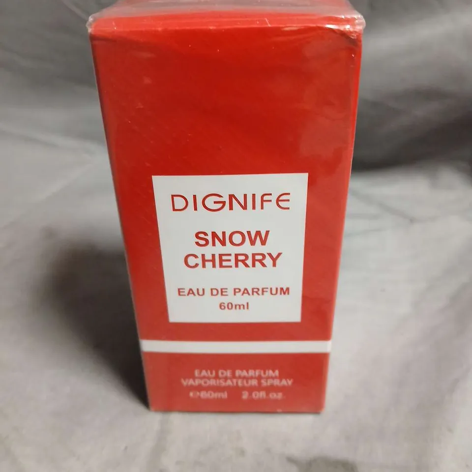 BOXED AND SEALED DIGNIFE SNOW CHERRY EAU DE PARFUM 60ML