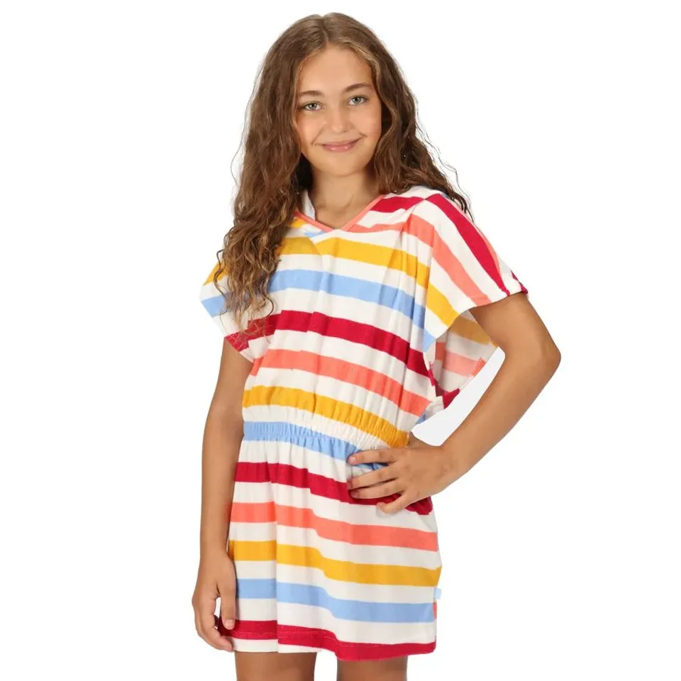 REGATTA KIDS BERNESSA TOWELLING DRESS 7-8 YEARS