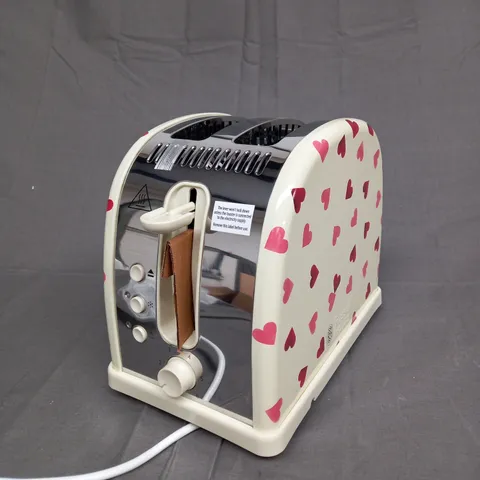 RUSSELL HOBBS PINK HEARTS 2 SLICE TOASTER