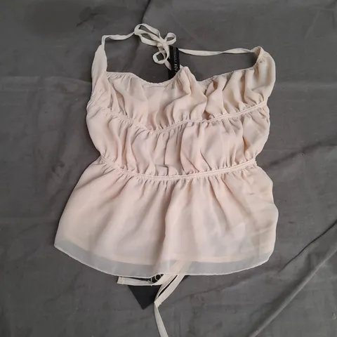 WHITE FOX FLAWLESS TOP IN CREAM SIZE M