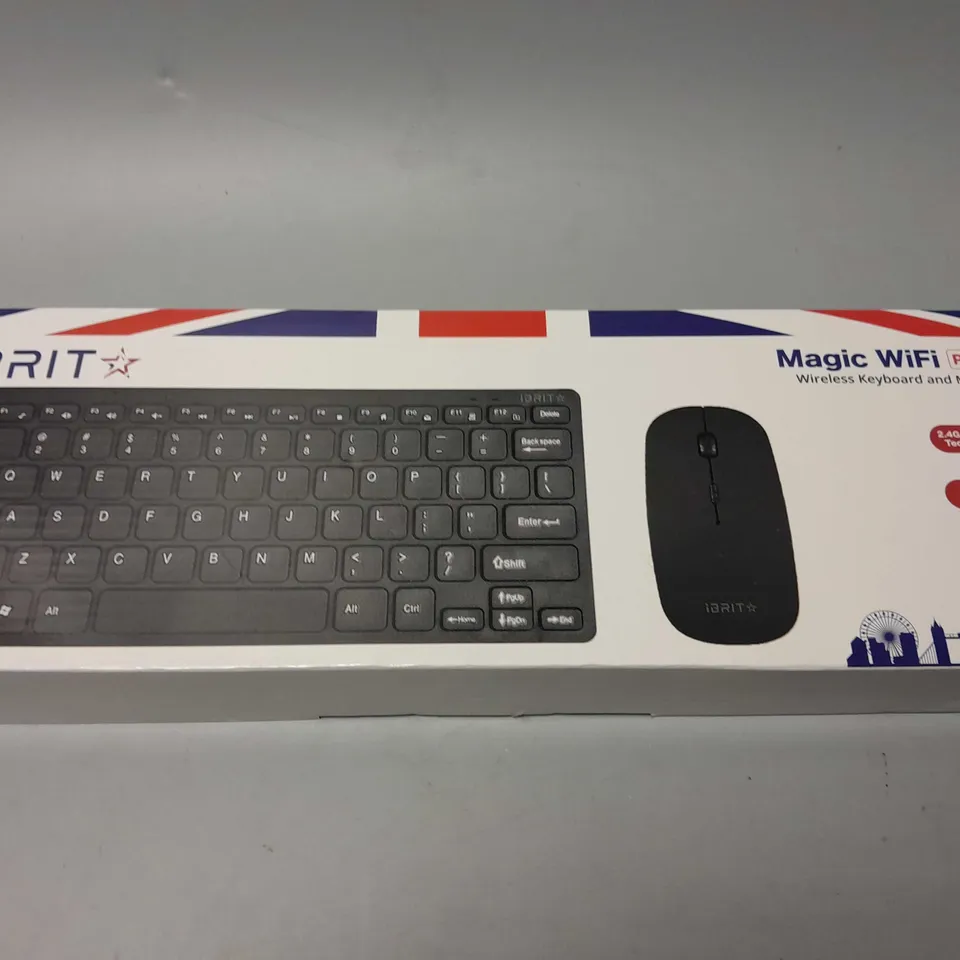 BOXED iBRIT MAGIC WIFI PRO WIRELESS KEAYBOARD AND MOUSE