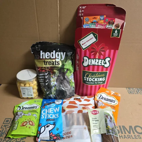 APPROX 15 ASSORTED PET FOODS / TREATS