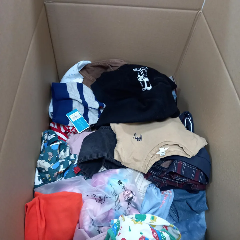 lot of children clothes approximately 40 to include backpacks, tops, shorts, socks etc