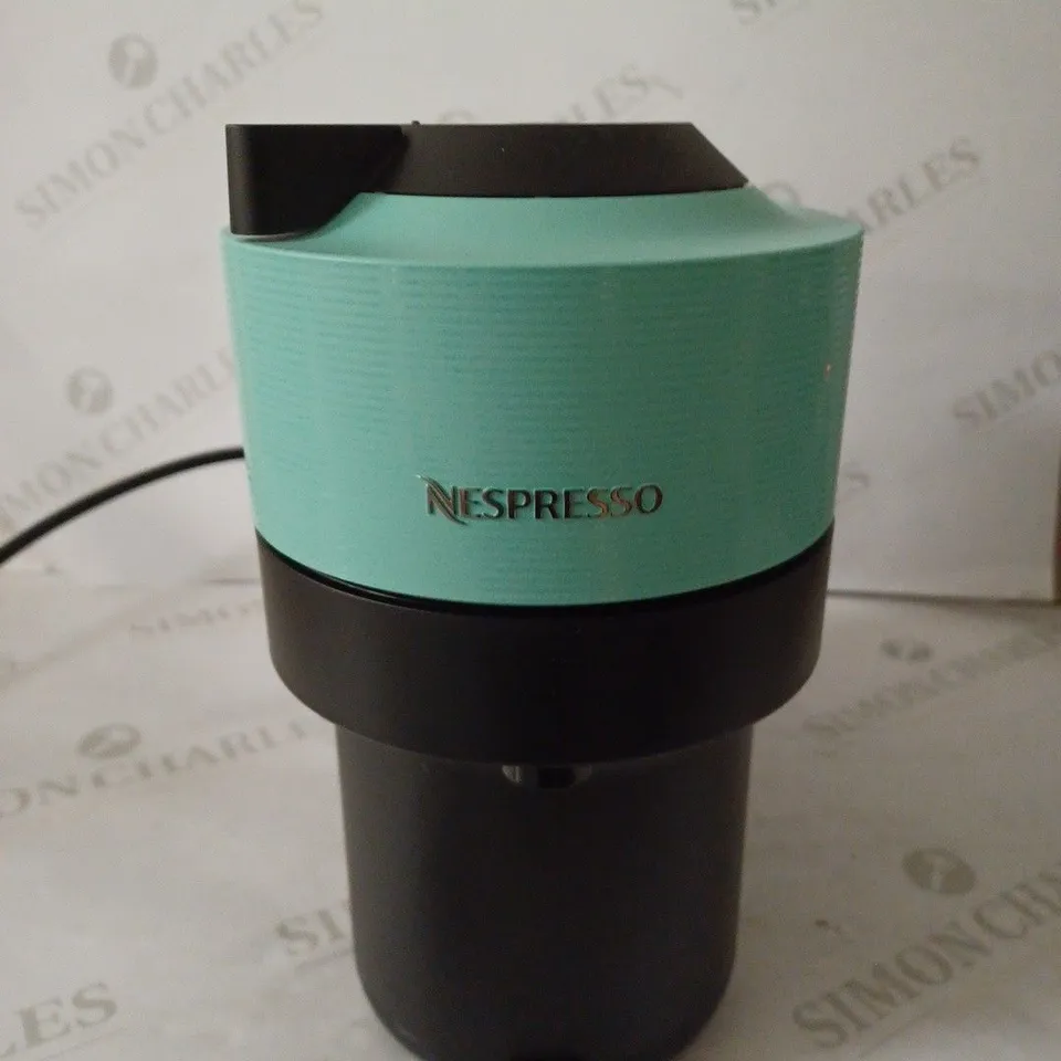 NESPRESSO VERTUO POP COFFEE POD MACHINE BY KRUPS, AQUA MINT, XN920440