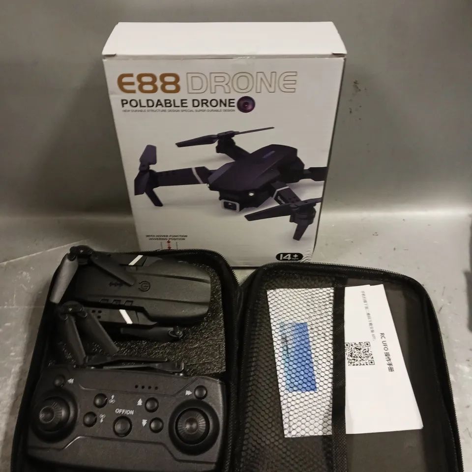 BOXED E88 FOLDABLE DRONE 