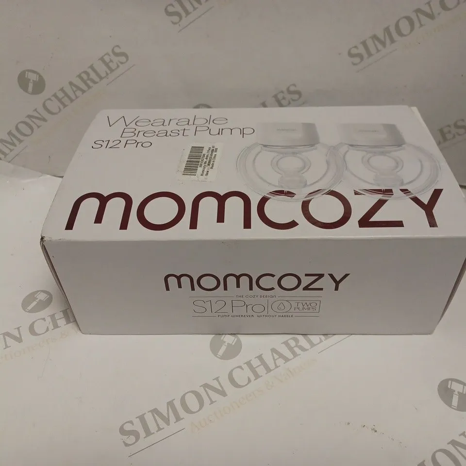 BOXED AND SEALED MOCOZY S12 PRO WEARABLE BREAST PUMP - 2 PUMPS. 