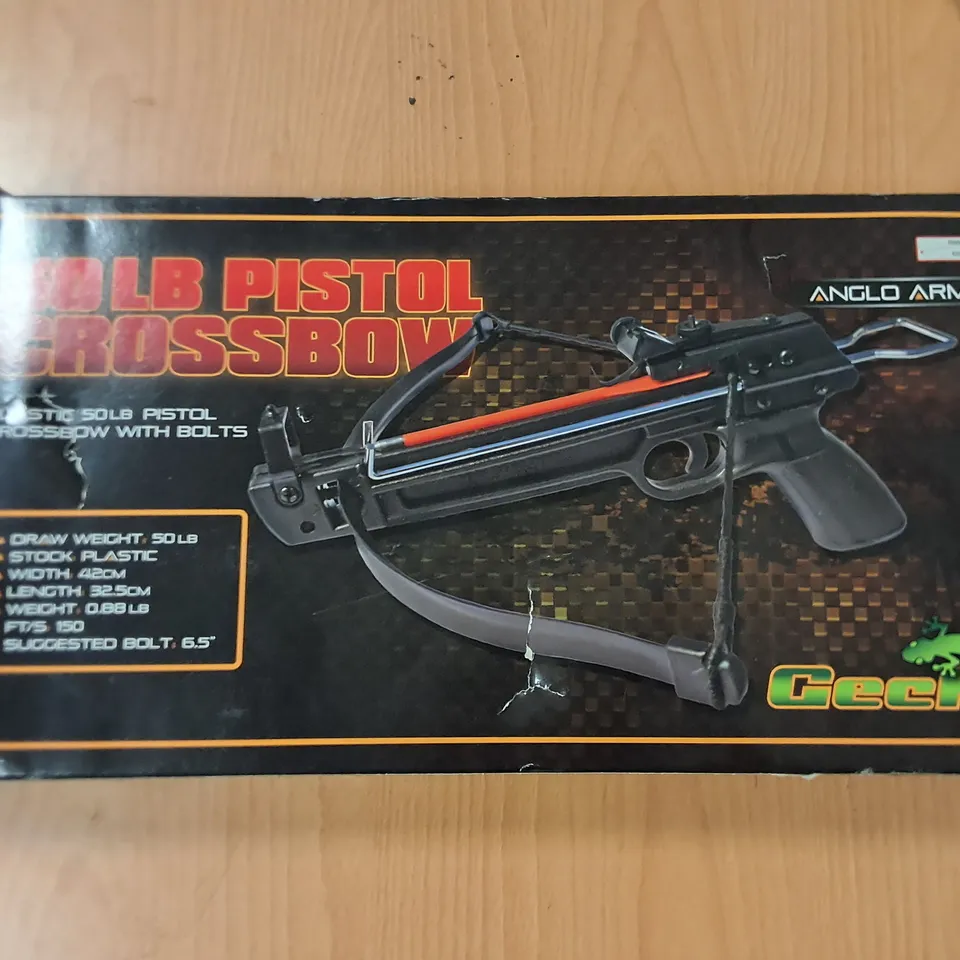 SEALED GECKO 50LBS PISTOL CROSSBOW